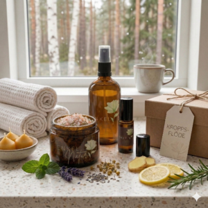 Paket Kroppsflöde - Kroppsoljor, roll-on, Luktsalt