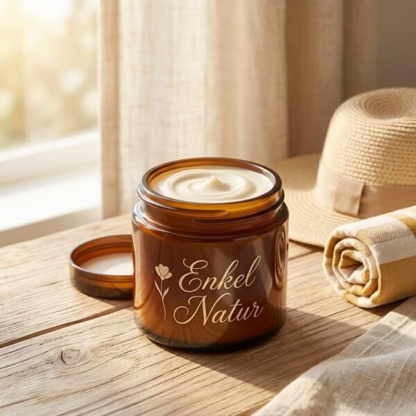 Enkel Natur Svett-Stopp deodorant cream in a summer/heat setting