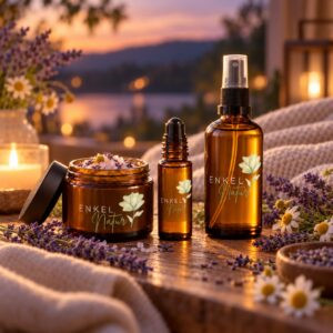MUSKEL-VILA – lugnande massageolja, roll-on & luktsalt